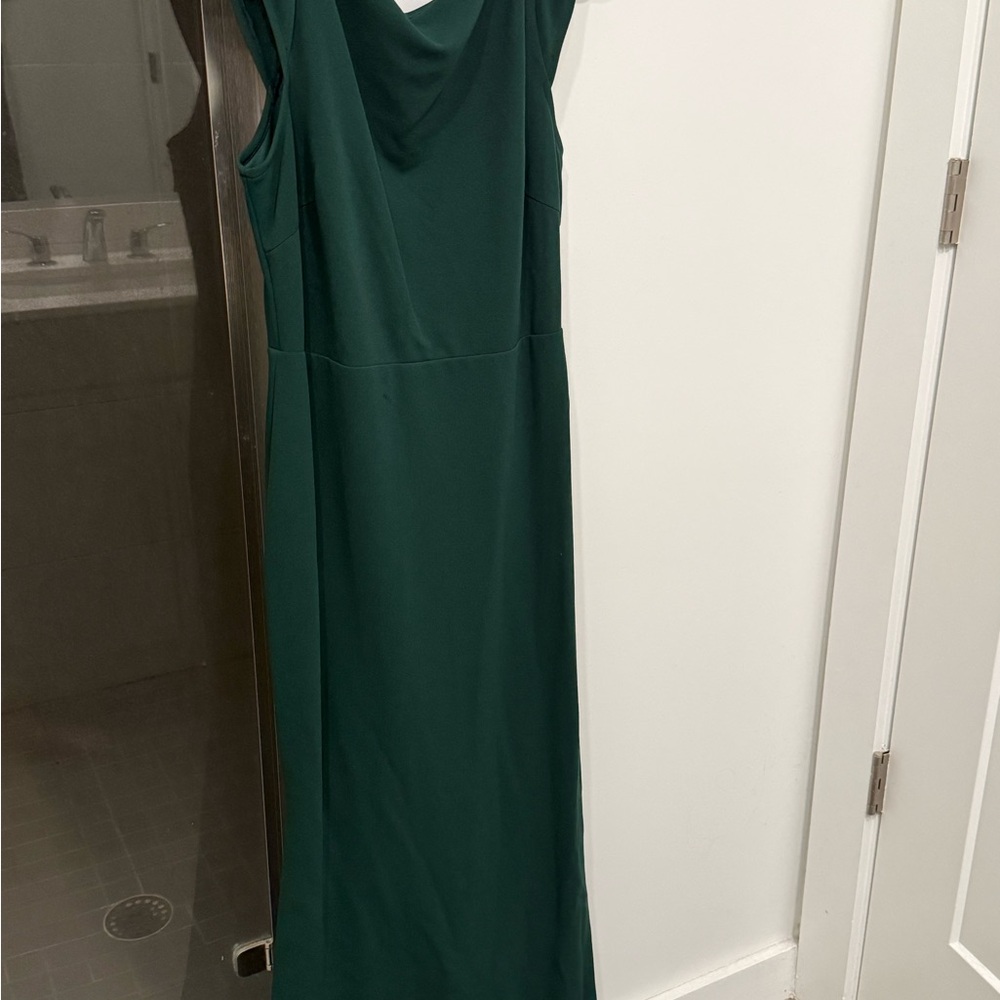 Lulu's Elegant Green Dress